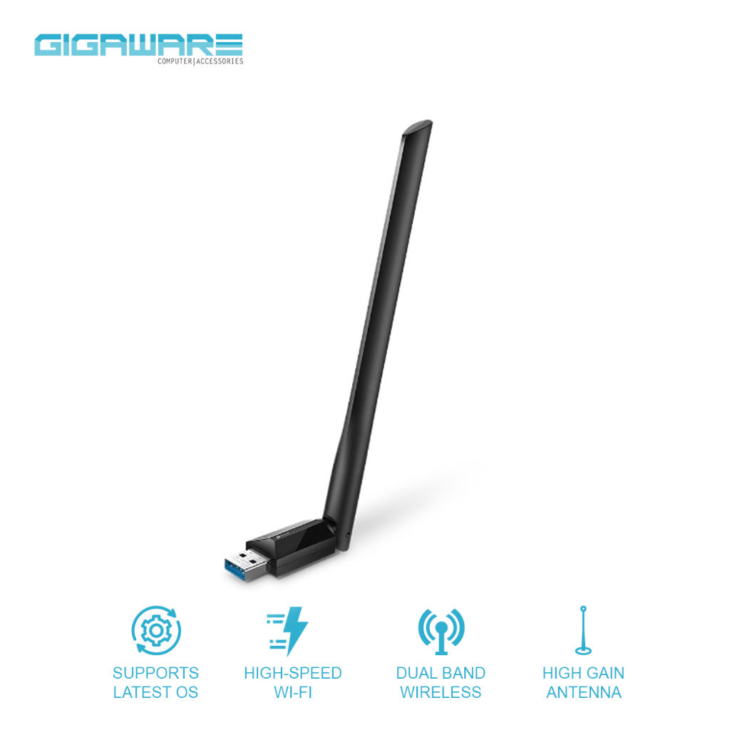 Gigaware TPLink Archer T3U Plus AC1300 High Gain Wireless Dual