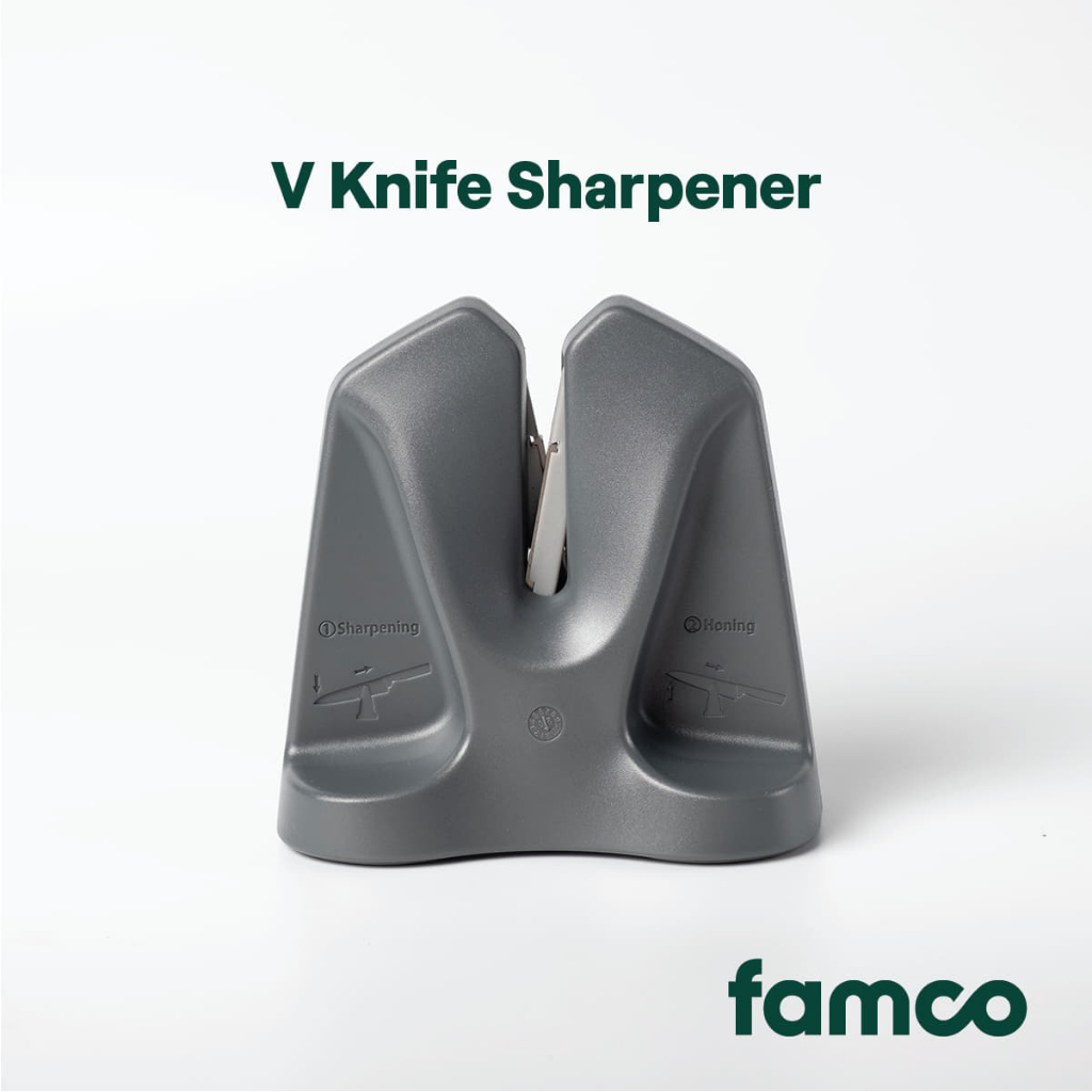 Famco V Knife Sharpener, Easy-to-Use Blade Sharpener | Shopee Philippines
