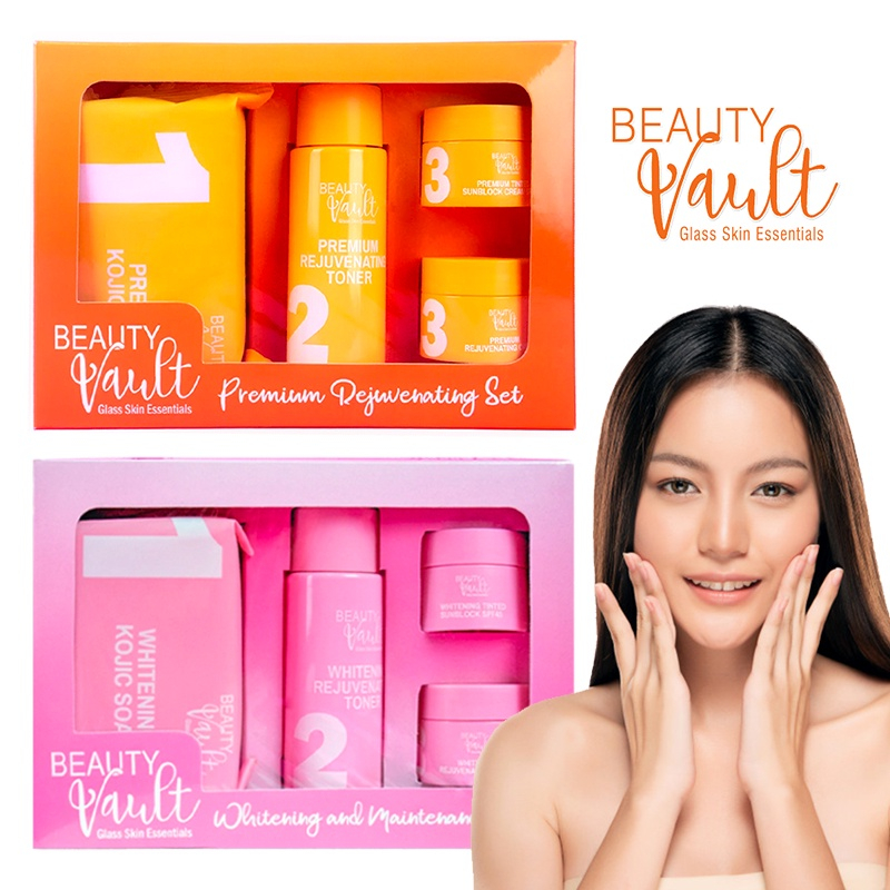 Beauty Vault Premium Rejuvenating Set And Whitening And Maintenance Set