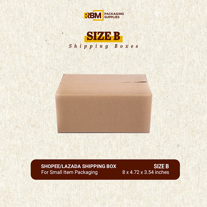 Shopee Shipping Boxes (SMALL) | Corrugated Box | Size B (10 pcs ...