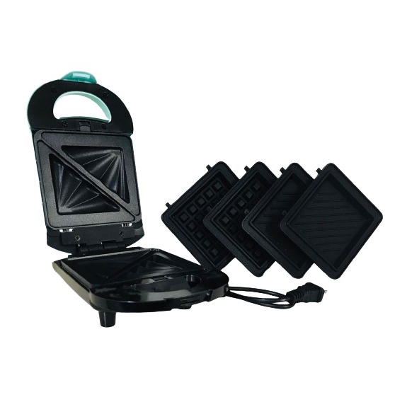 3 in 1 Sandwich Maker with removable Plates multifunctional sandwich