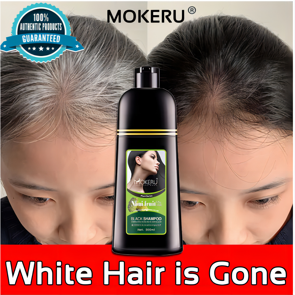 MOKERU Black Hair Dye 500ml Black sin hair black shampoo japan hair