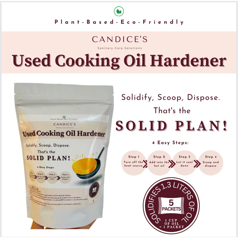 Used Cooking Oil Hardener 5 packs Shopee Philippines
