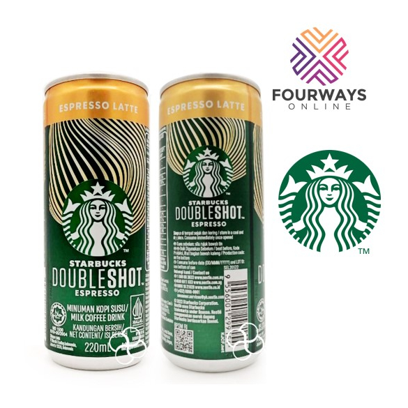Starbucks Double Shot Espresso Latte 220mL Shopee Philippines