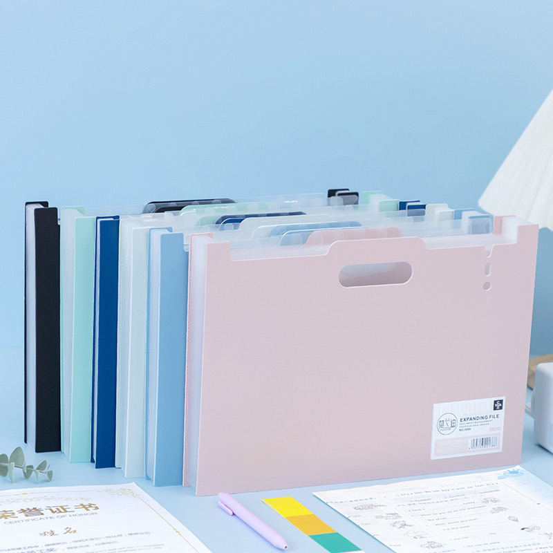 A4 Size 13 Pockets Accordion Expanding / Expandable Document File