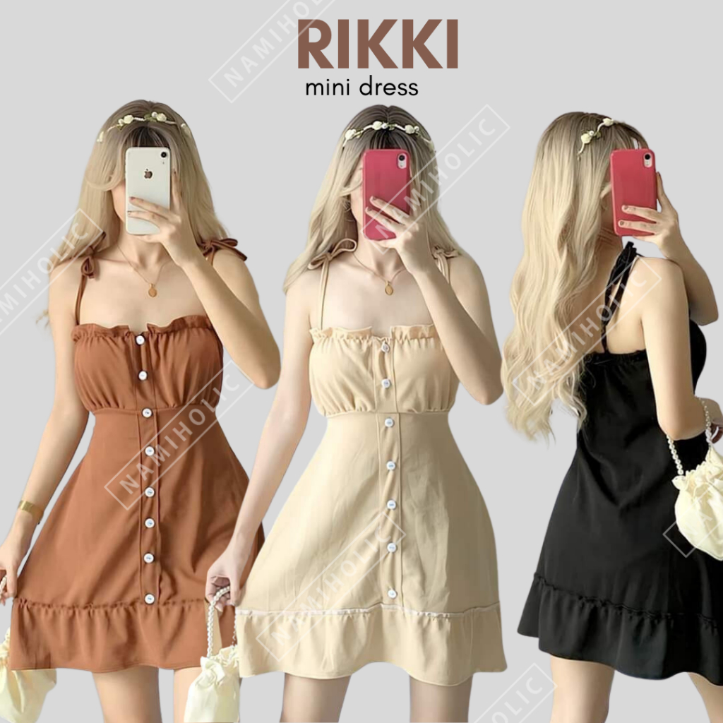 namiholic-rikki-button-sleeveless-mini-dress-i-crepe-fabric-i-xs-to
