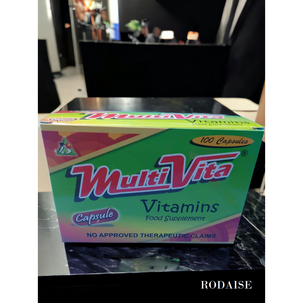 MULTIVITA VITAMINS FOOD SUPPLEMENT CAPSULES 100'S Shopee Philippines
