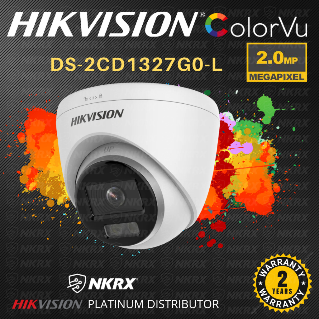 Hikvision DS CD G L MP ColorVu Lite Fixed Turret Network Camera IP Camera CCTV IP