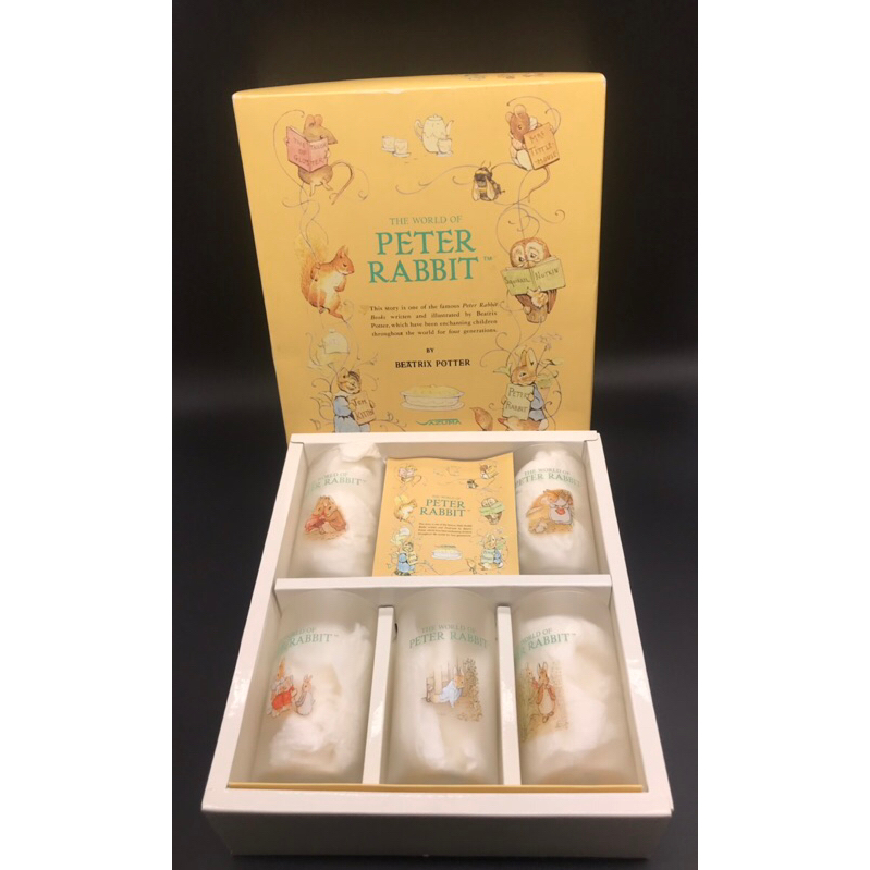 The world of Peter Rabbit drinking glass set | Shopee Philippines
