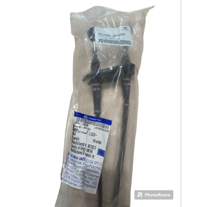 437944N100 GENUINE SHIFTER/SHIFTING CABLE HYUNDAI EON 20122019