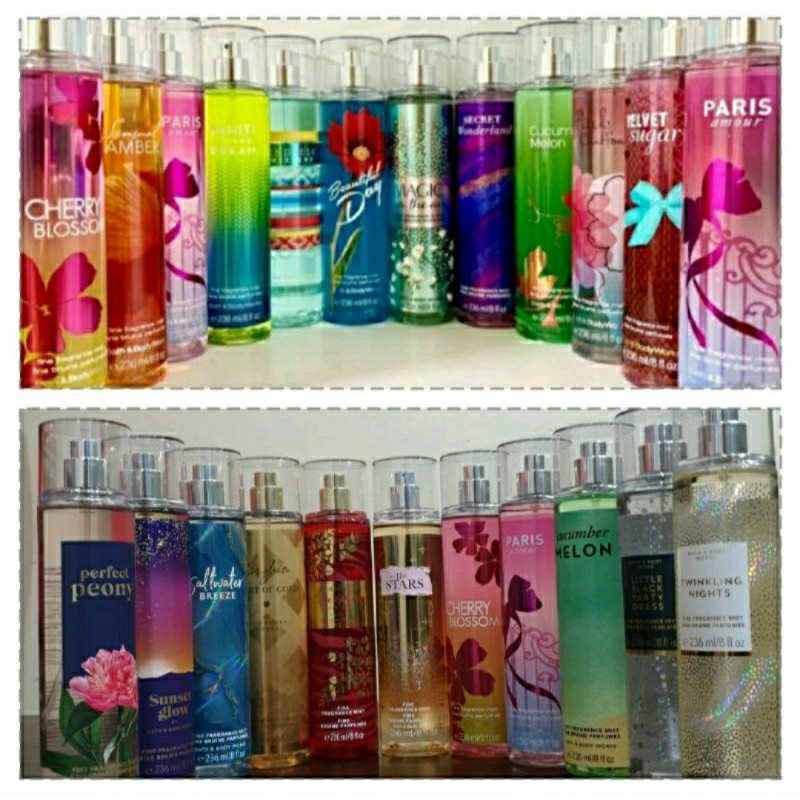 Bath & Body Works Fragrance Mist 236ml (US & UAE) | Shopee Philippines