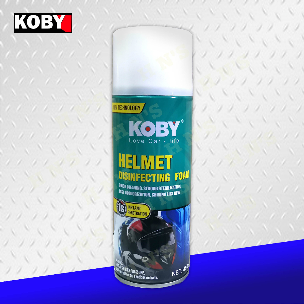 Koby Helmet Disinfecting Foam Spray 450ml | Shopee Philippines