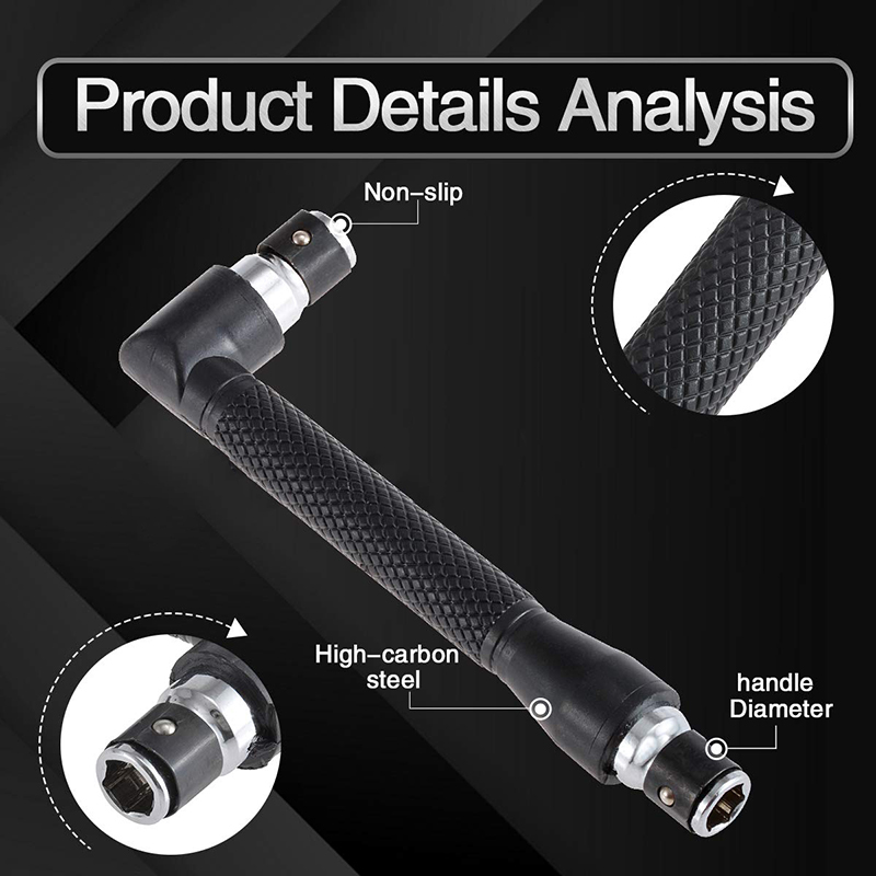 Mini L-shape Socket Wrench Set with 10Pcs Various Angled Screwdriver ...
