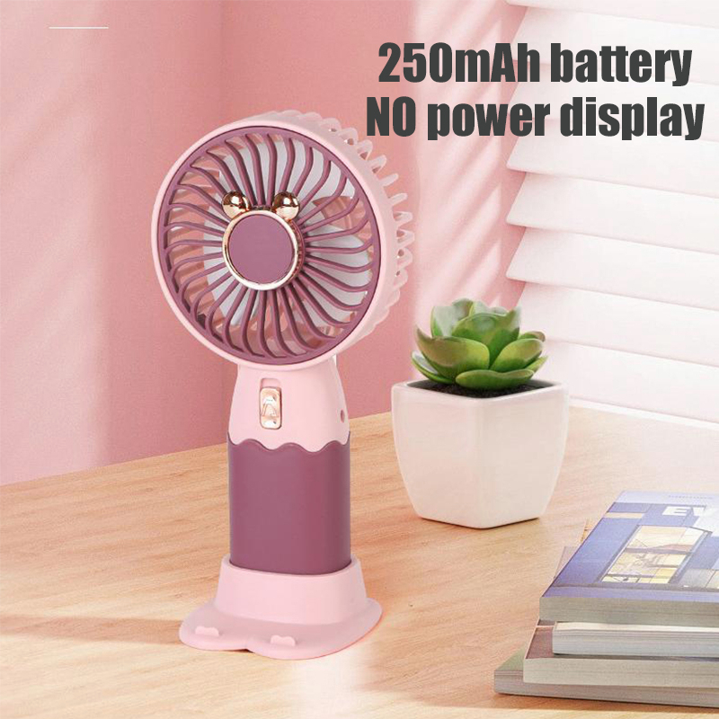 BETTDOW Portable Mini Fan USB Rechargeable Mini Fan Adjustable Cooling ...