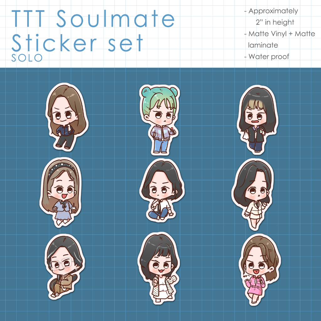 (SOLO) TTT Soulmate & Extras Stickers set | Shopee Philippines