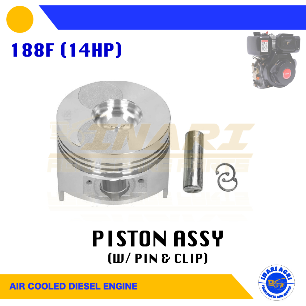 PISTON ASSY 188F AIR COOLED DIESEL ENGINE | Shopee Philippines