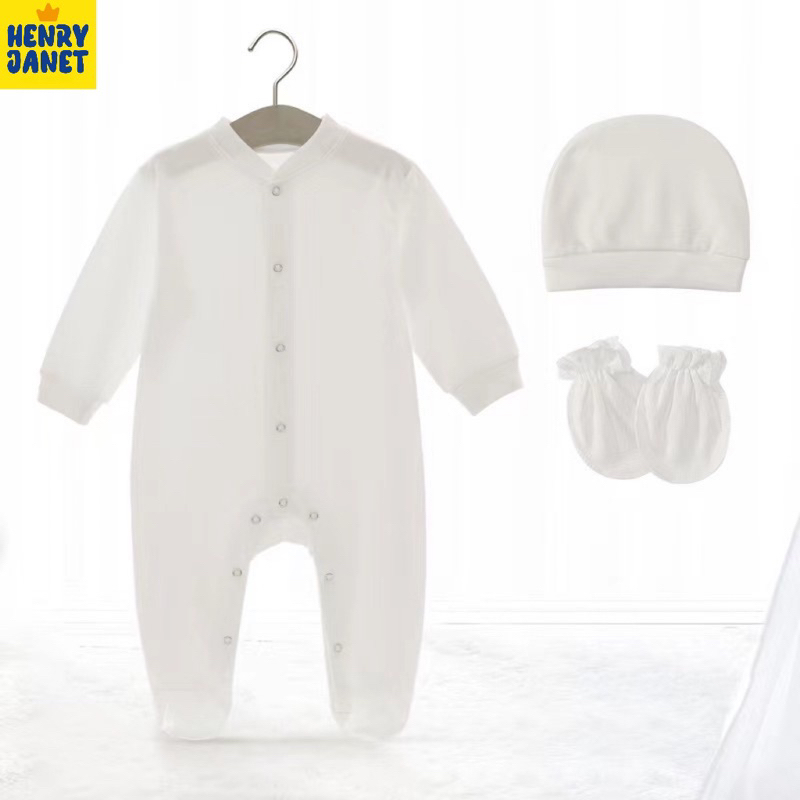 3in1 Baby Newborn Clothing Organic Cotton Newborn Jumpsuit Baby Clothes