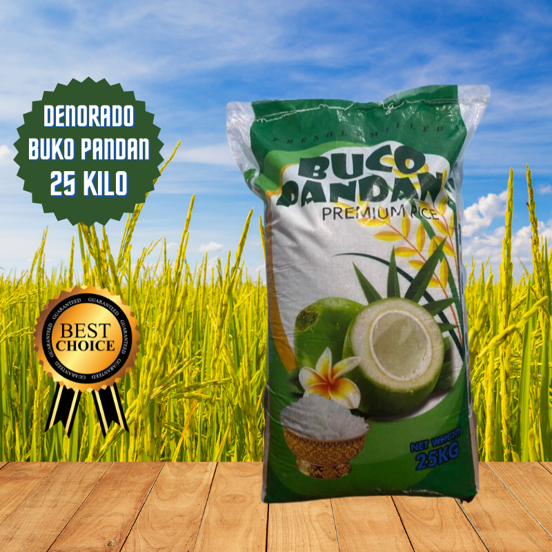 25 Kilo Denorado Buko Pandan Rice | Shopee Philippines