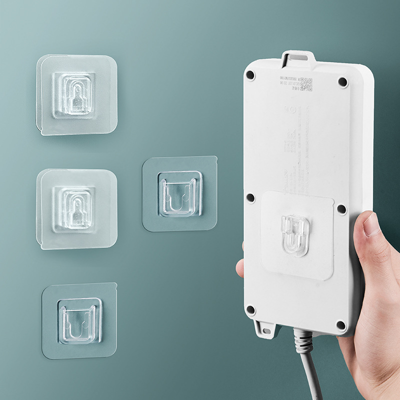 Front & Back Adhesive Wall Hooks Without Perforation and Non-marking ...