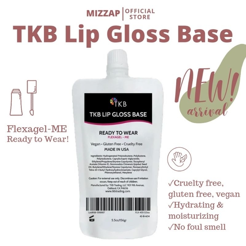 TKB Lip Gloss Base (Flexagel ME) • DIY Lipgloss • Cosmetic • Lip • High