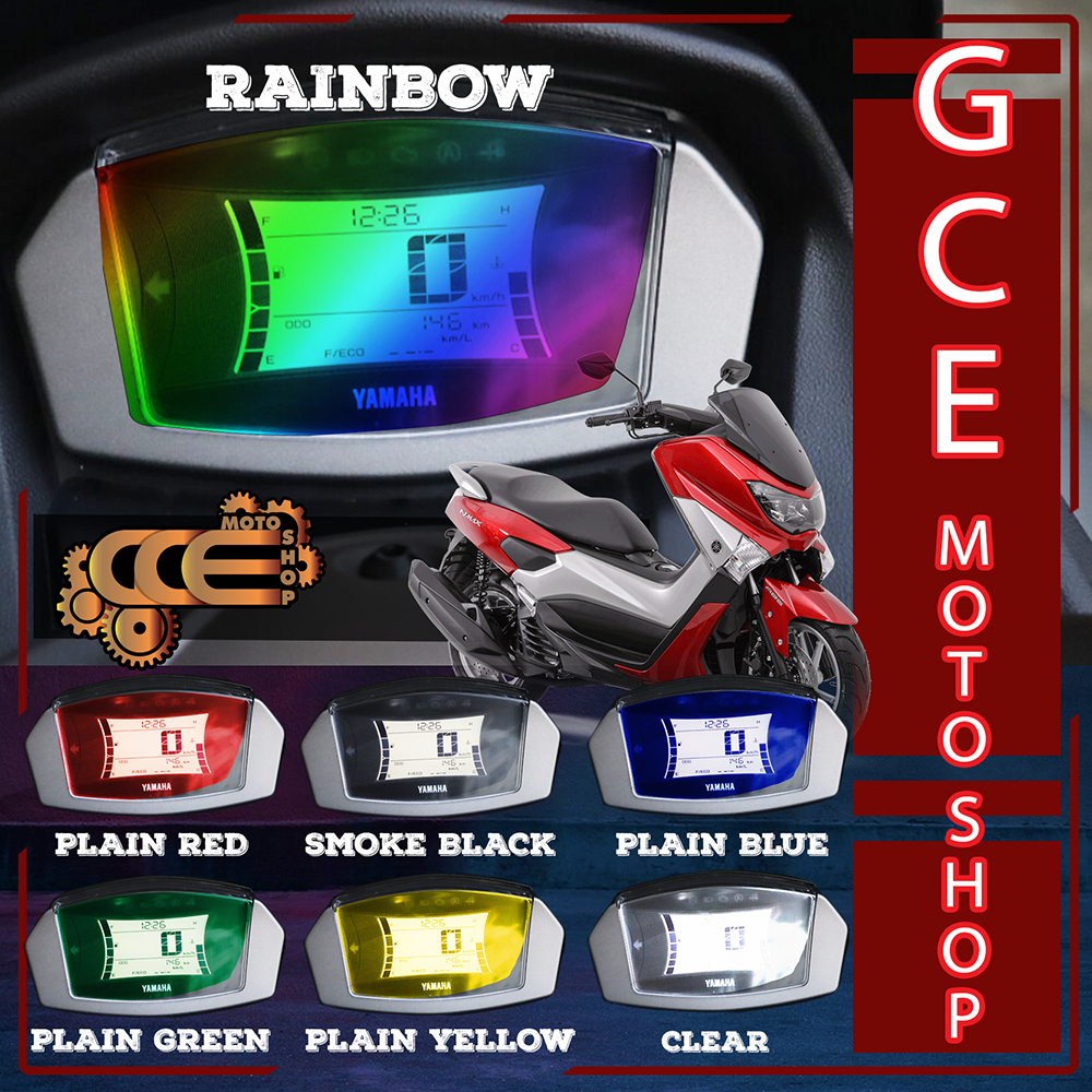 Gauge Screen Protector for YAMAHA NMAX V2 with Free Smoke Black ...