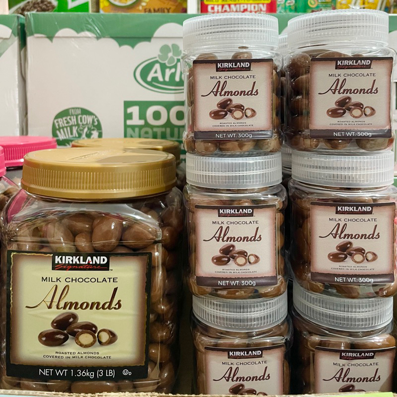 KIRKLAND MILK CHOCOLATE ALMONDS 300G / 1.36KG Shopee Philippines