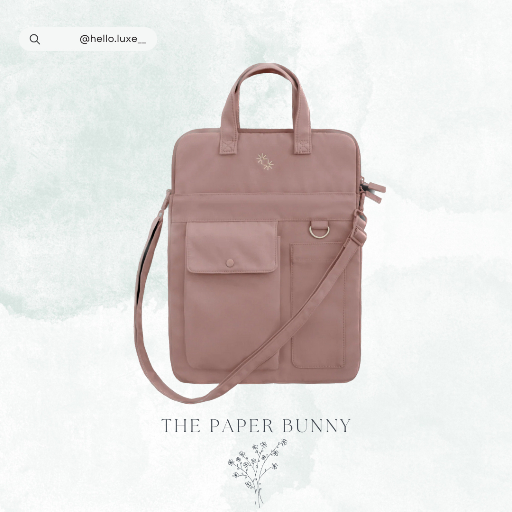  Foto zu The Paper Bunny — Utility Laptop Bag (13.3" Mauve) 