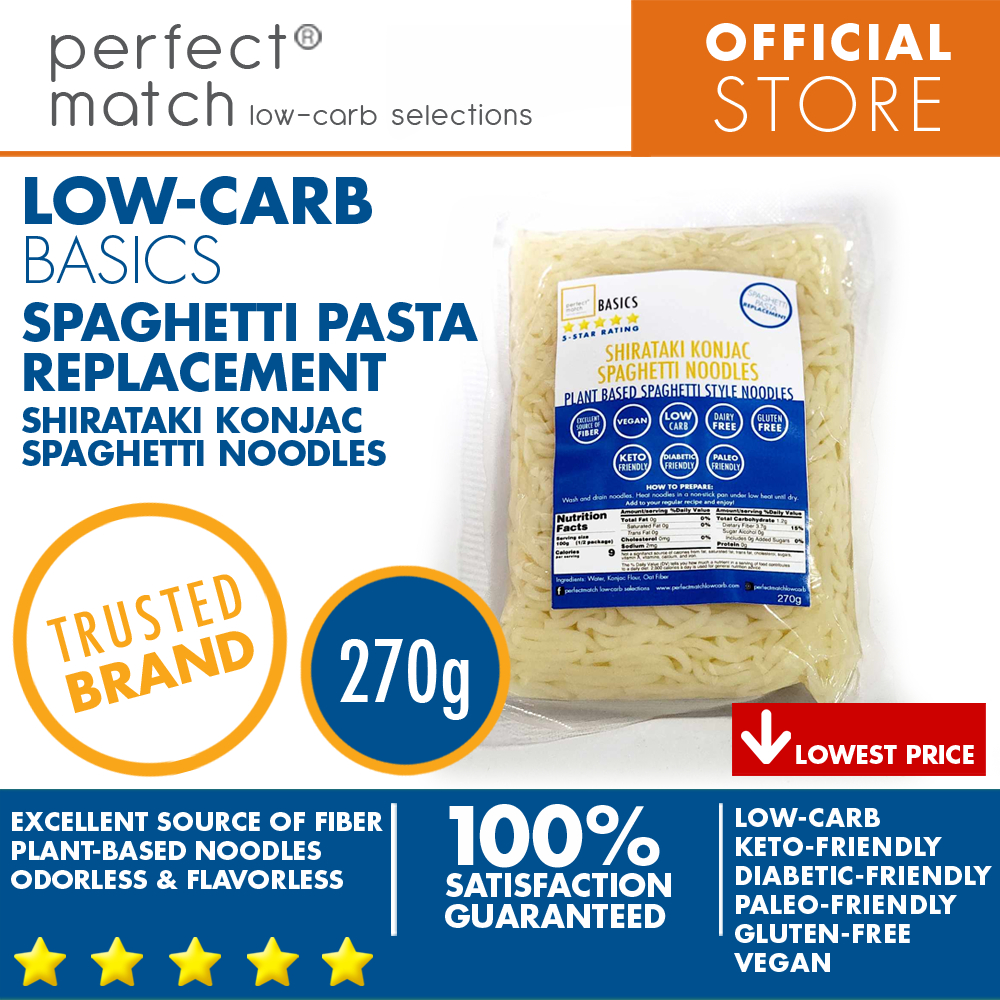PerfectMatch Lowcarb® l Shirataki Konjac Spaghetti I Lowcarb l Keto