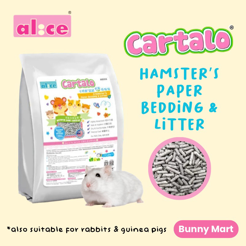 Alice Cartalo® Paper Bedding & Litter for Hamsters, Guinea Pig