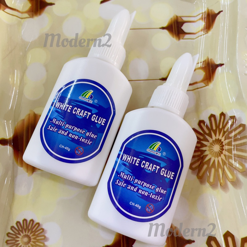 2 in 1 White Glue 40 grams (2pcs/ pack) | Shopee Philippines