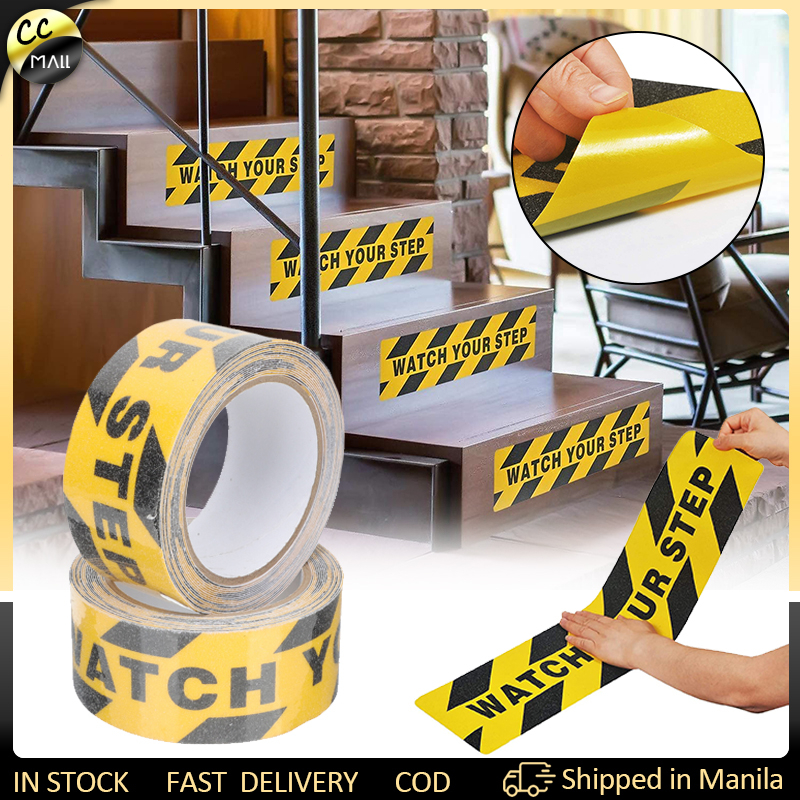 Anti Slip Floor Abrasive Tape Warning Safety Stickers Stairs Skidproof ...