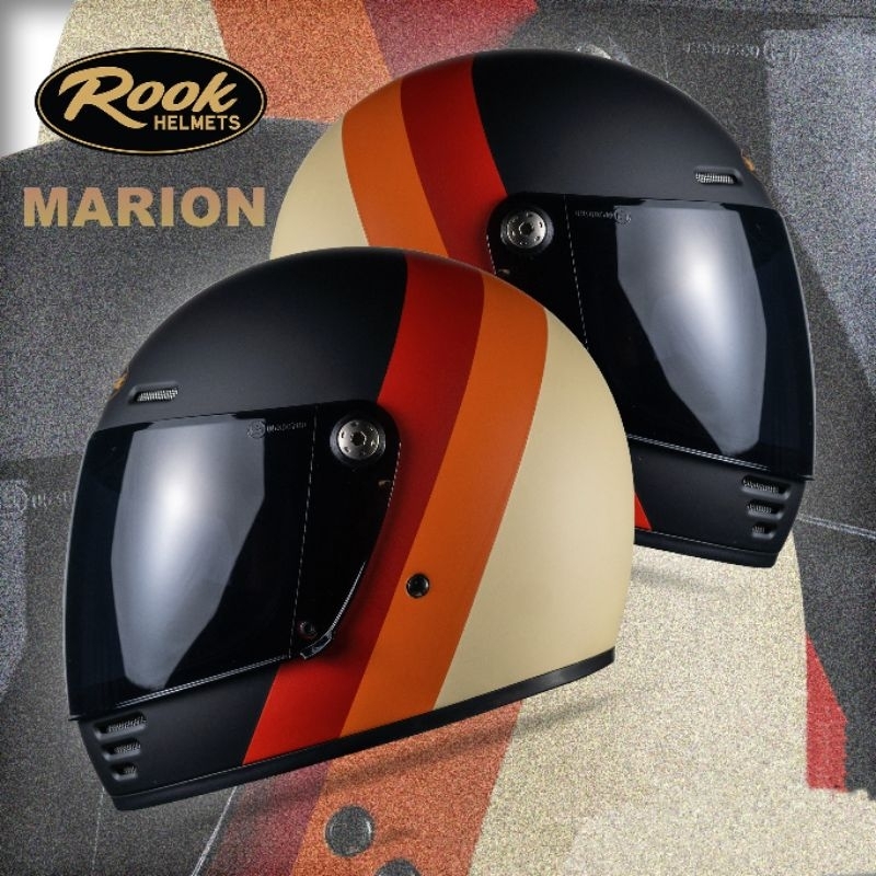 Rook Helmet/Full face classic helmet V152 Shopee Philippines