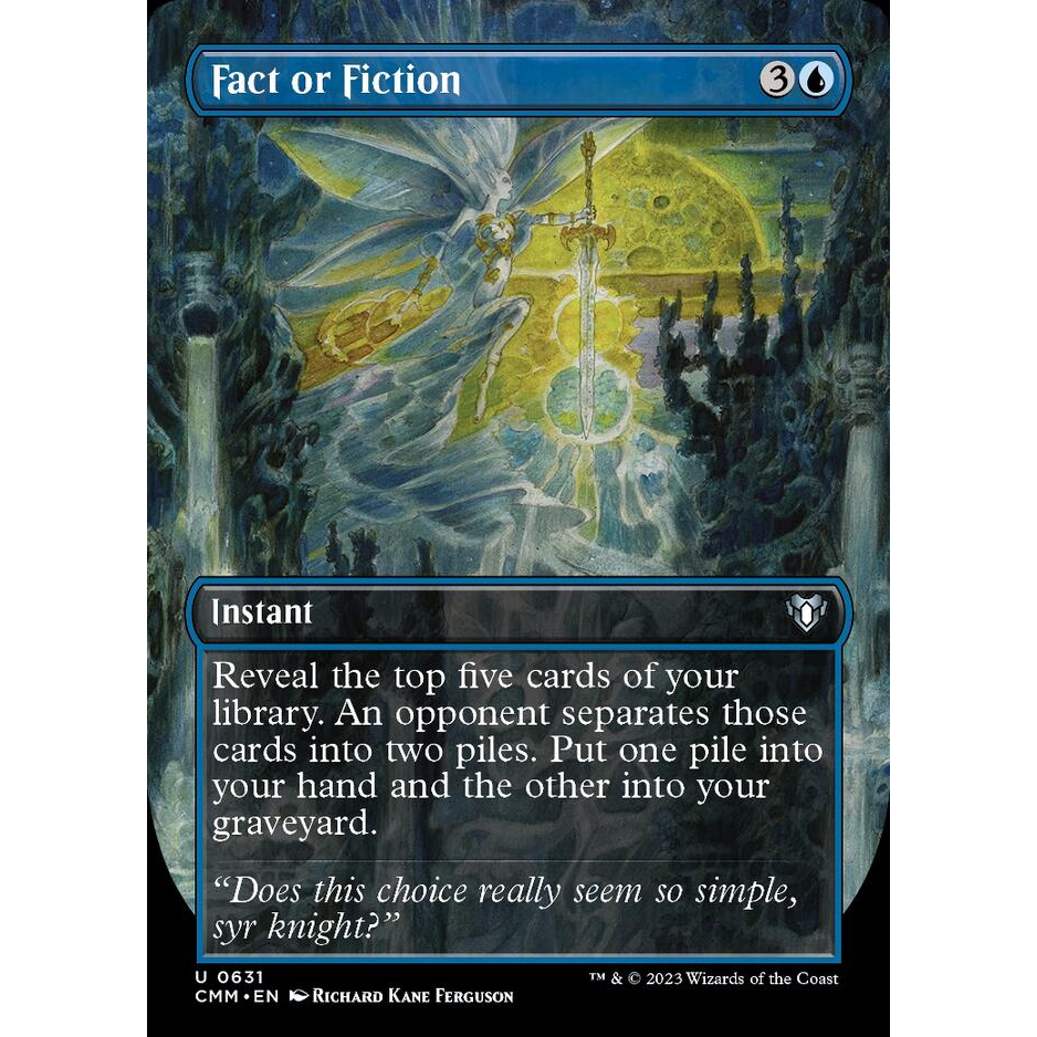 Fact or Fiction (Borderless) - Commander Masters (CMM) | Shopee Philippines