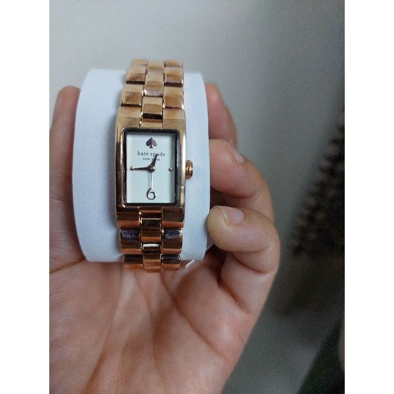Kate Spade watch rose gold with gift receipt Shopee Philippines