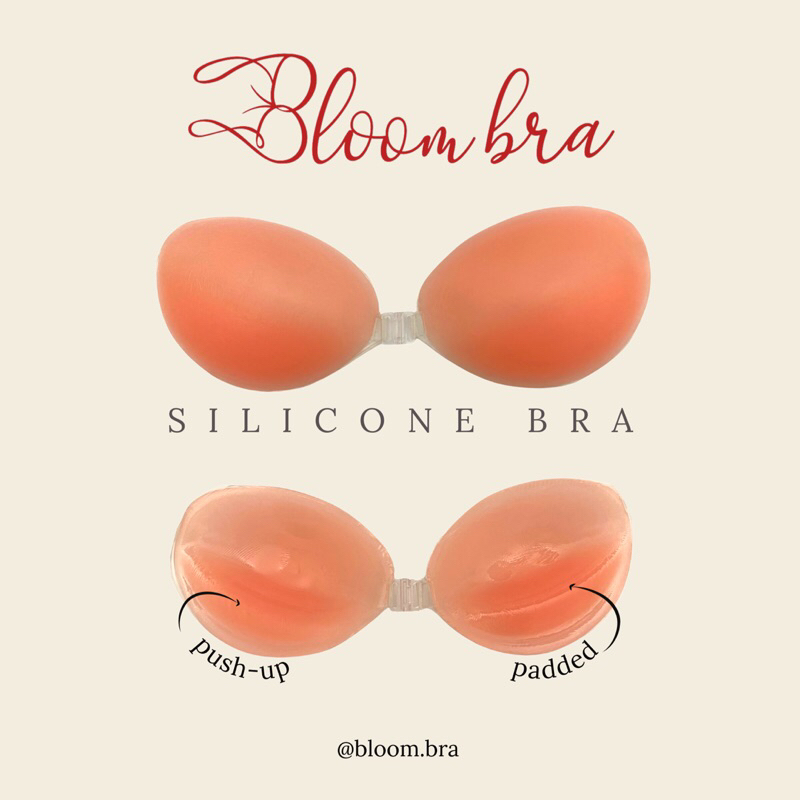 BLOOM BRA DOUBLE PUSH SILICONE ADHESIVE BRA Shopee Philippines