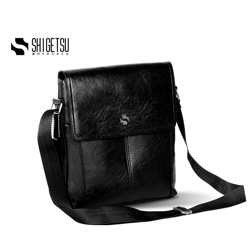 Plain black hot sale side bag