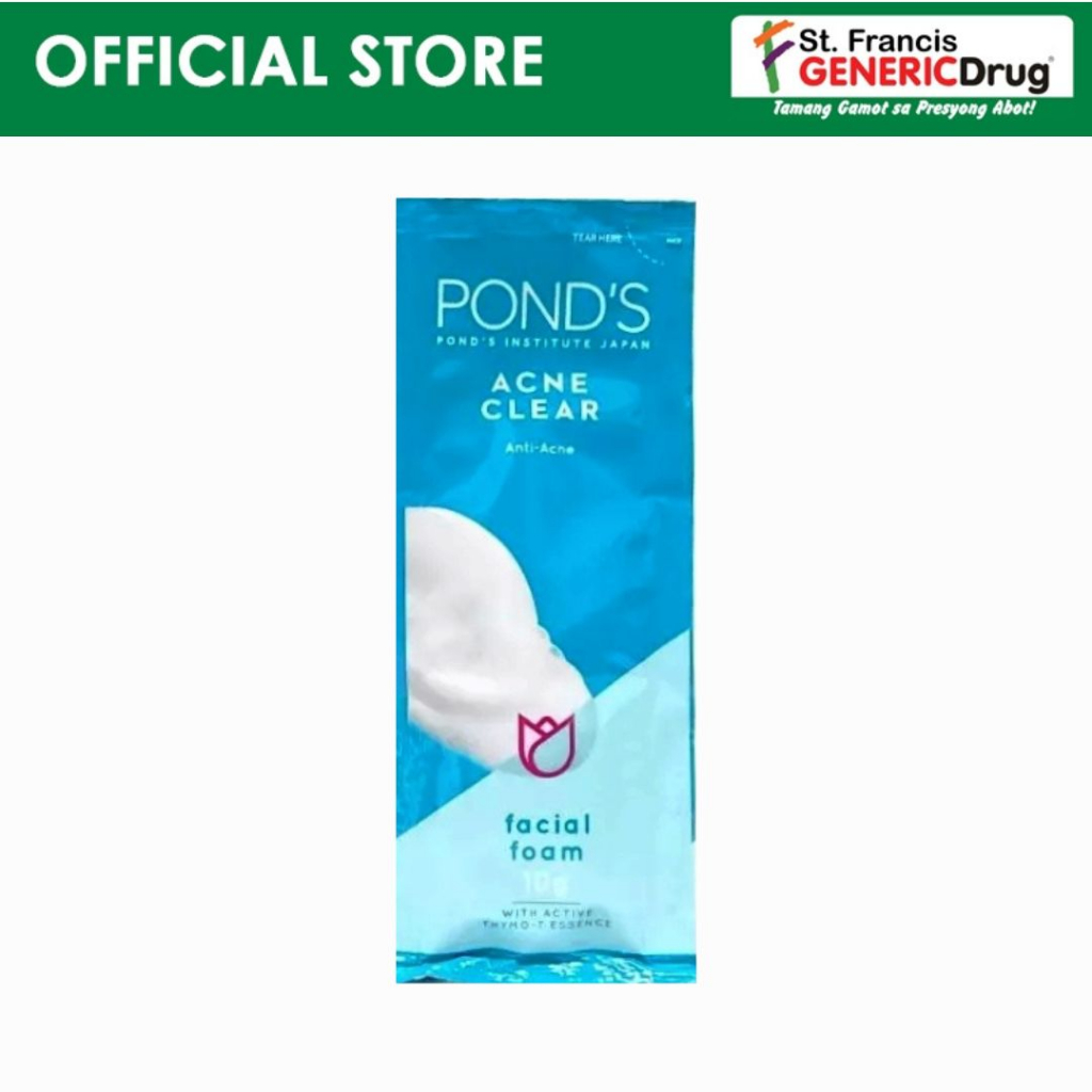 PONDS Facial Wash ACNE CLEAR WHITE 10G Shopee Philippines