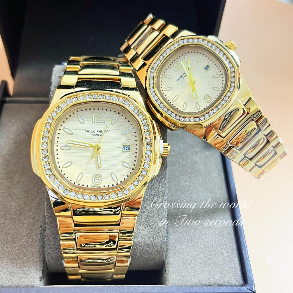 Stylish Silk Stainless Steel Zircon Quartz Movement Waterproof Watches