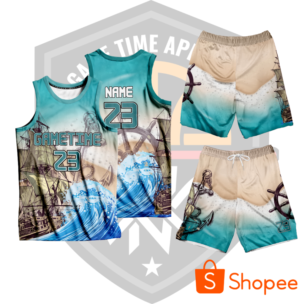GTA Custom JSF005 Full Sublimation High Quality Custom Basketball Jersey Shopee Philippines