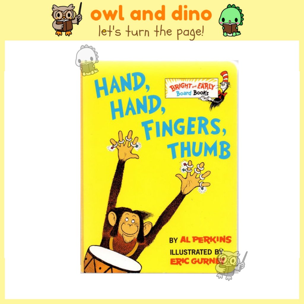 Dr. Seuss' Hand, Hand, Fingers, Thumb (Mini board book) | Shopee ...