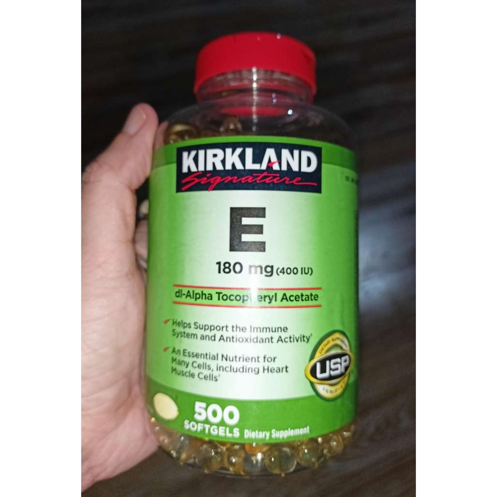 Kirkland Signature Vitamin E 180mg 500 Softgels Shopee Philippines