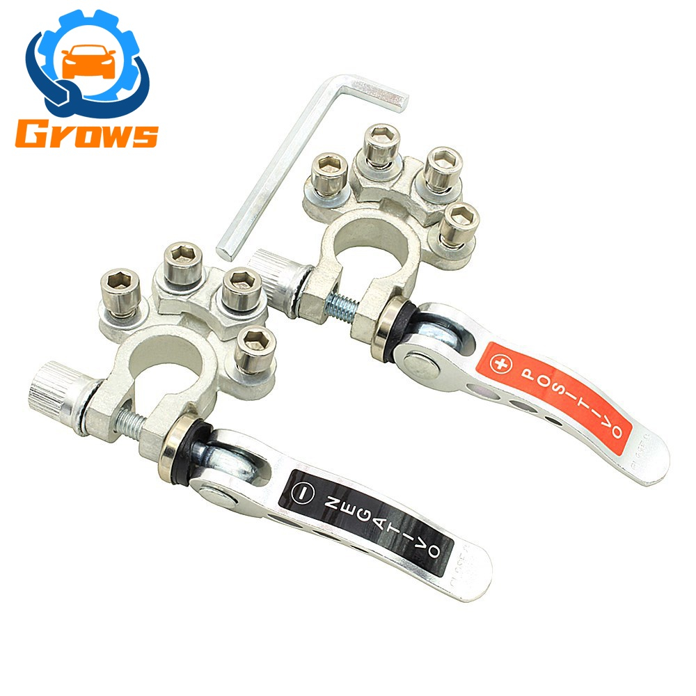 Battery Terminal Connectors 4 Way Quick Release Disconnect Car Battery