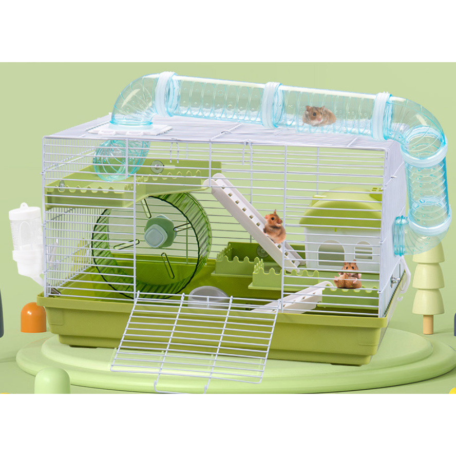 Large Hamster Cage Complete Set of Hamster Golden Wire Bear Supplies