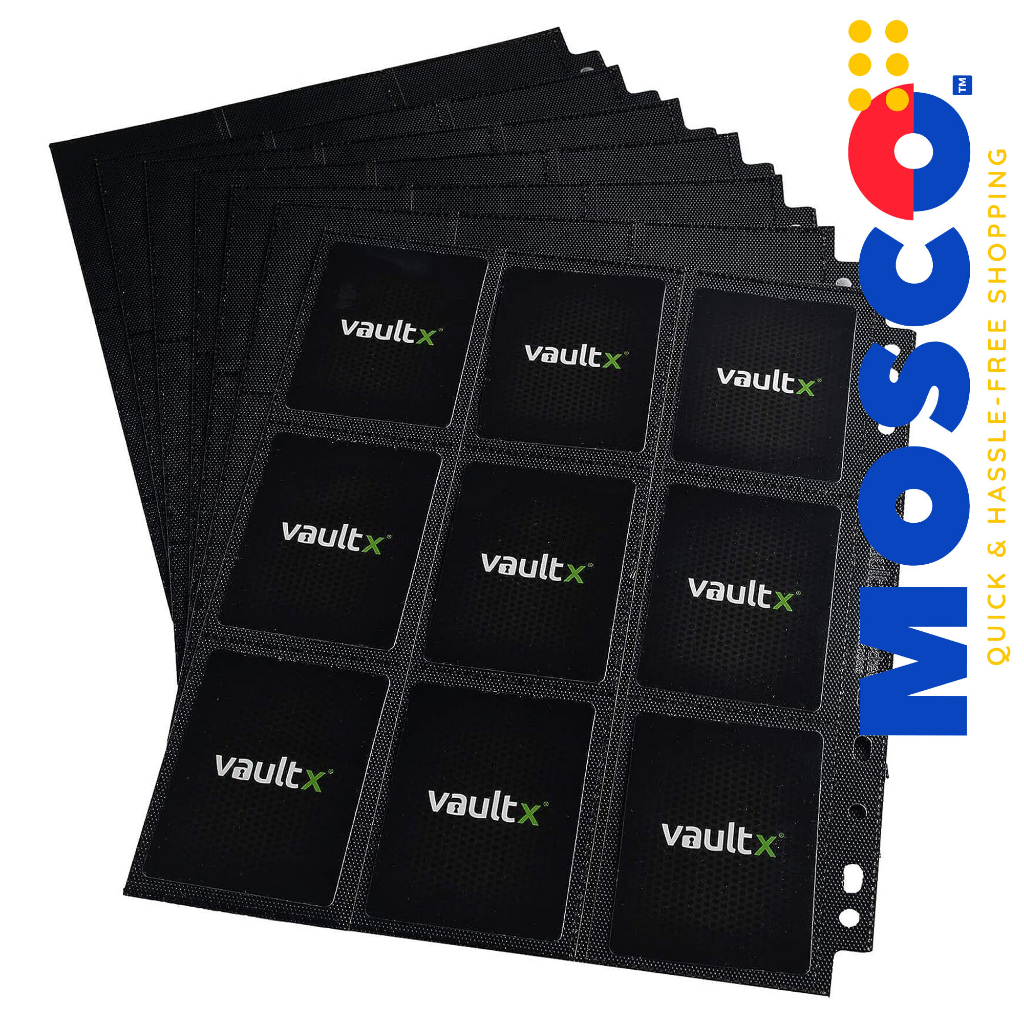 Vault X ® Sideloaders - 9-Pocket A4 Trading Card Binder Pages Storage ...