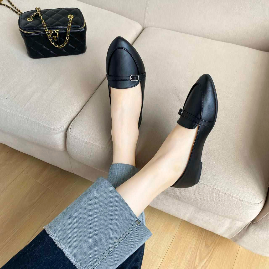 JKCOD 8822 Black school shoes for women 26-30 | Shopee Philippines