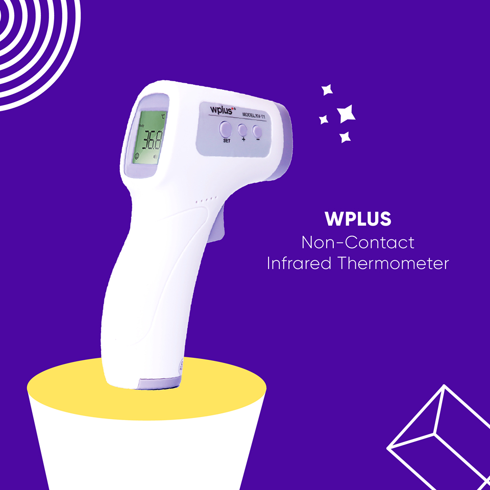 SHAARII STORE NonContact Infrared Thermometer Forehead Body Temperature with Fever Alarm for