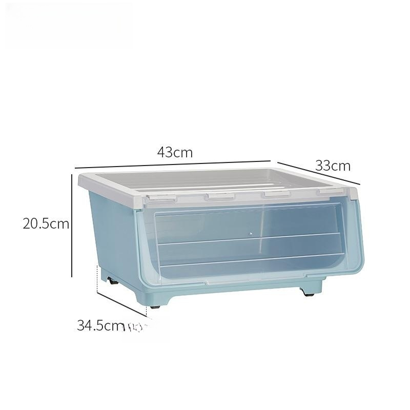 【BUY 1 TAKE 1】Flip Top Storage Box Stackable Storage Box Organizer ...