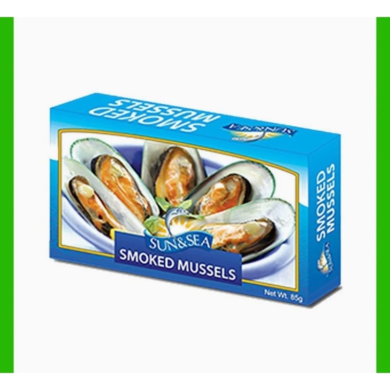 Sun & Sea Smoked Mussels 85g Shopee Philippines