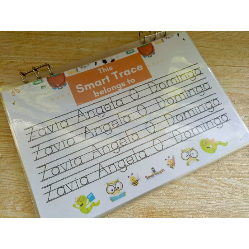 SmartTRACE/wipeandclean/laminated/tracingBook | Shopee Philippines
