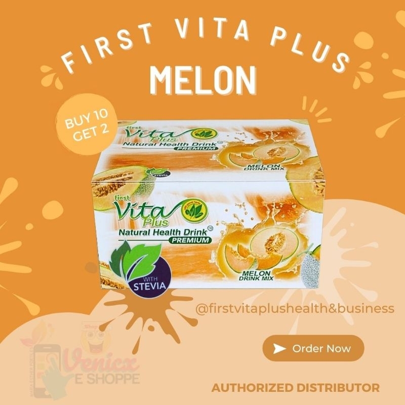 FIRST VITA PLUS PREMIUM MELON DRINK MIX (20sachets) Shopee Philippines